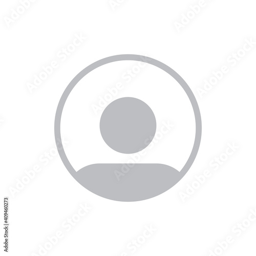 Avatar Profile Icon Vector. Social Media User Symbol Image