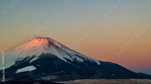 富士山　モルゲンロート © Yuuki Kobayashi