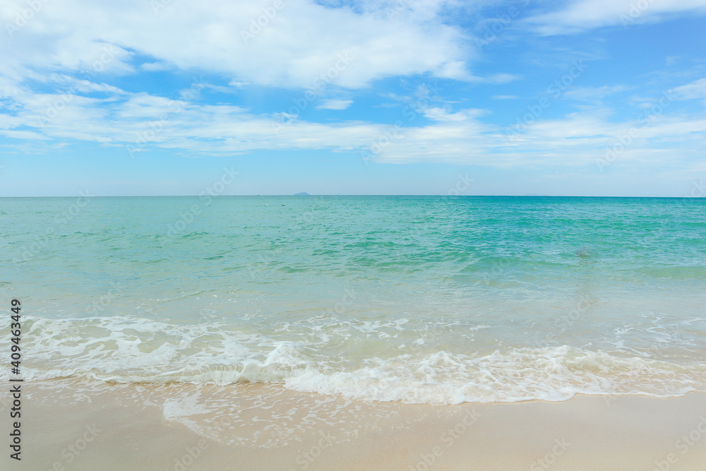 blue sea and the beach in Thailand sea landscape. blue sea and the beach in Thailand sea landscape.