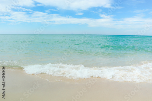 blue sea and the beach in Thailand sea landscape. © golfass1