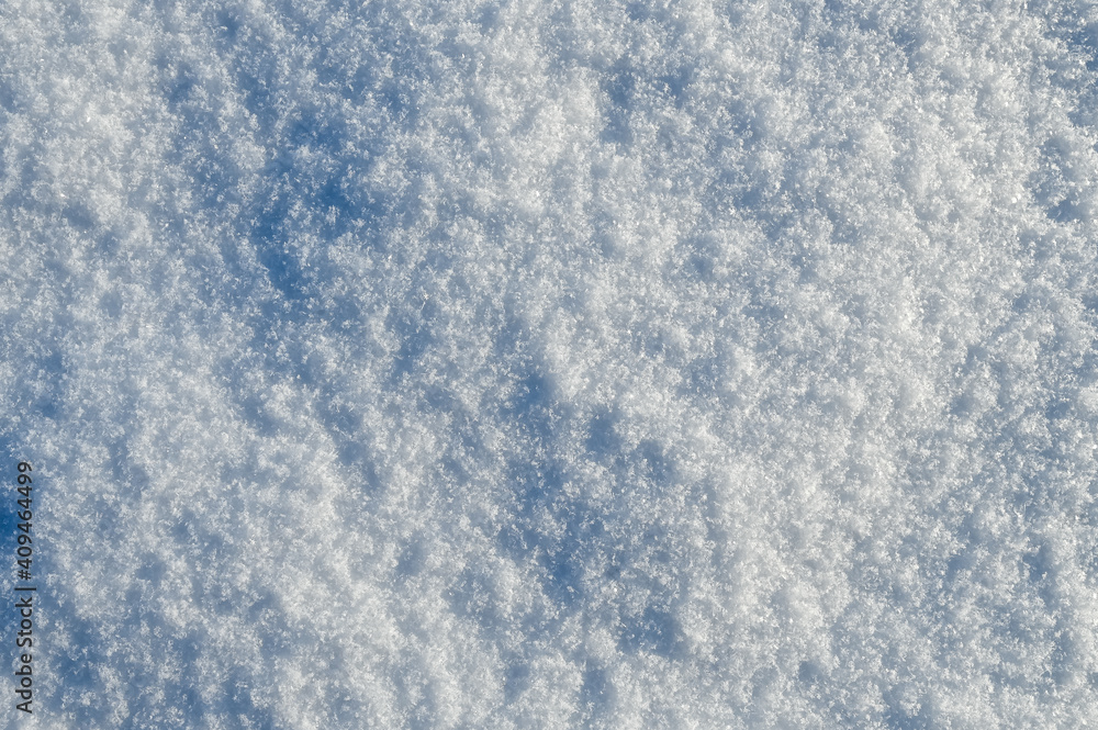 Obraz premium Snow seen from above as background