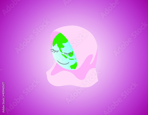 Caricature Commemorating World Hijab Day