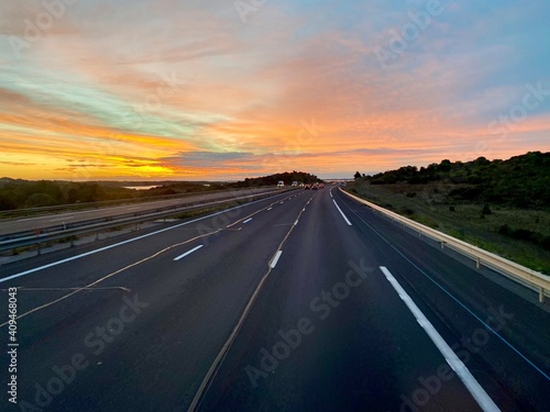 driving on the highway © Дима Бондарь