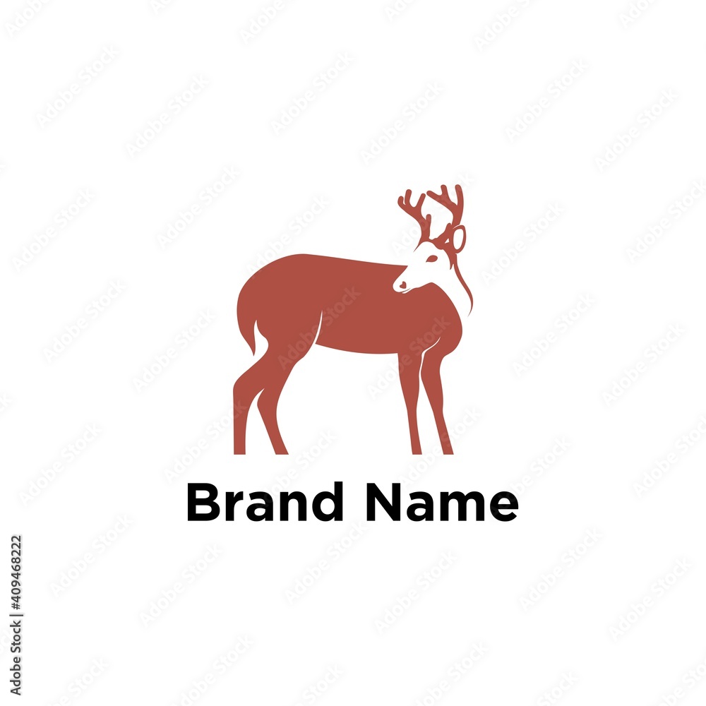 Horned Deer Logo Design Inspiration Horned Deer Logo Design Inspiration