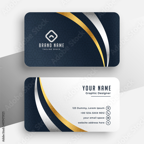 professional premium business card template design