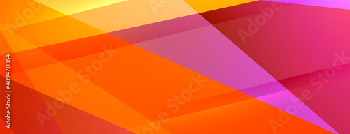 nice colorful abstract geometric banner design