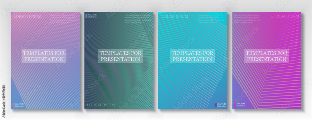 Minimal covers vector design. Geometric halftone gradients. Title page layouts collection. Halftone lines texture book covers. Rectangle poster background templates. Minimal covers vector design. Geometric halftone gradients. Title page layouts collection. Halftone lines texture book covers. Rectangle poster background templates.