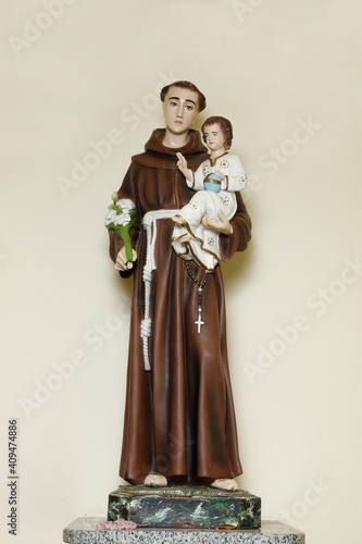 Foto saint Anthony of lisbon and baby Jesus catholic image