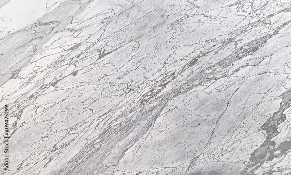 Naklejka premium white marble stone with light veins