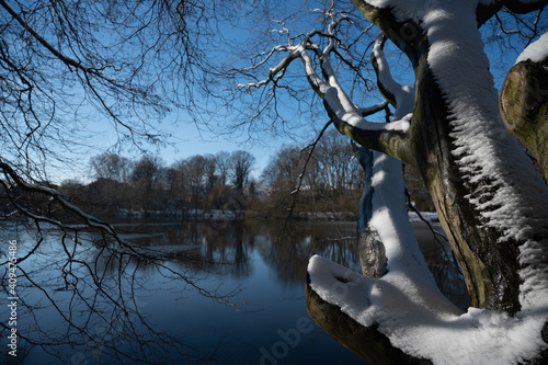 Hamburg im Schnee photo