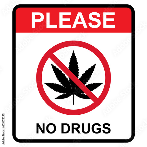 Mariuhana leaf symbol, danger marijuana or hemp icon, cannabis medical sign, weed drug vector illustration