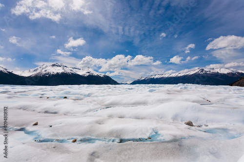 Walking on Perito Moreno glacier Patagonia, Argentina