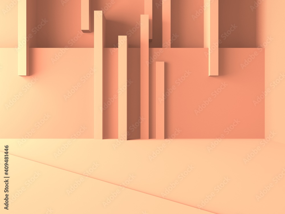 Pink Modern Background. Abstract Building Concept Pink Modern Background. Abstract Building Concept
