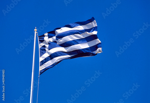 Fotografie Waving flag of Greece