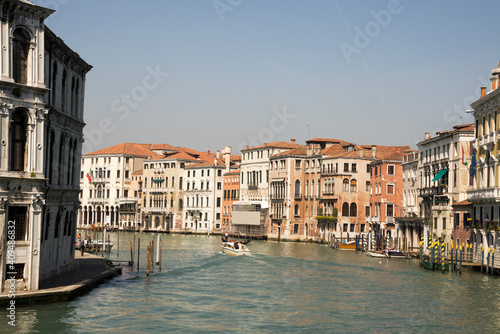 View of the streets of Venice with gondolas. Italy © Aleksandr