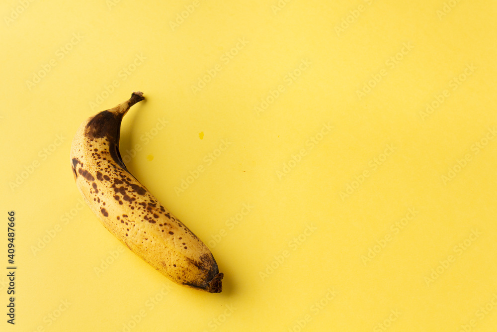 Yellow bananas on a yellow background Yellow bananas on a yellow background