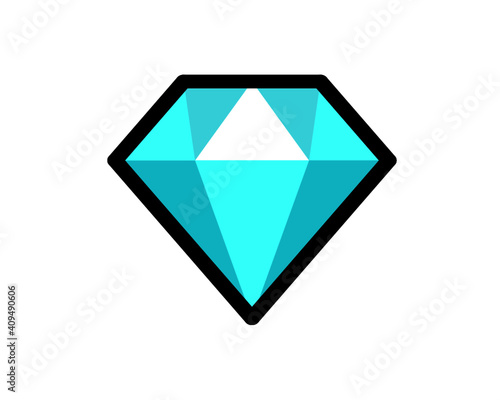 Diamond vector icon - diamond / crystal flat design illustration for web, app, software use Free Download Diamond vector icon - diamond / crystal flat design illustration for web, app, software use - GFXLoad