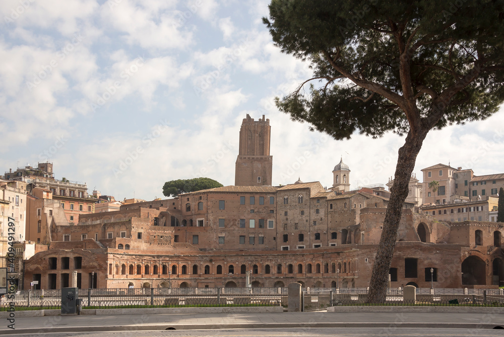Forum Emperor Trajan. Rome. Italy