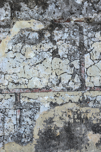 Texture wall of Colonial Catlle Fortress in caribbean sea. Texture for compositing and commercial use. Restauration materials apllied. photo