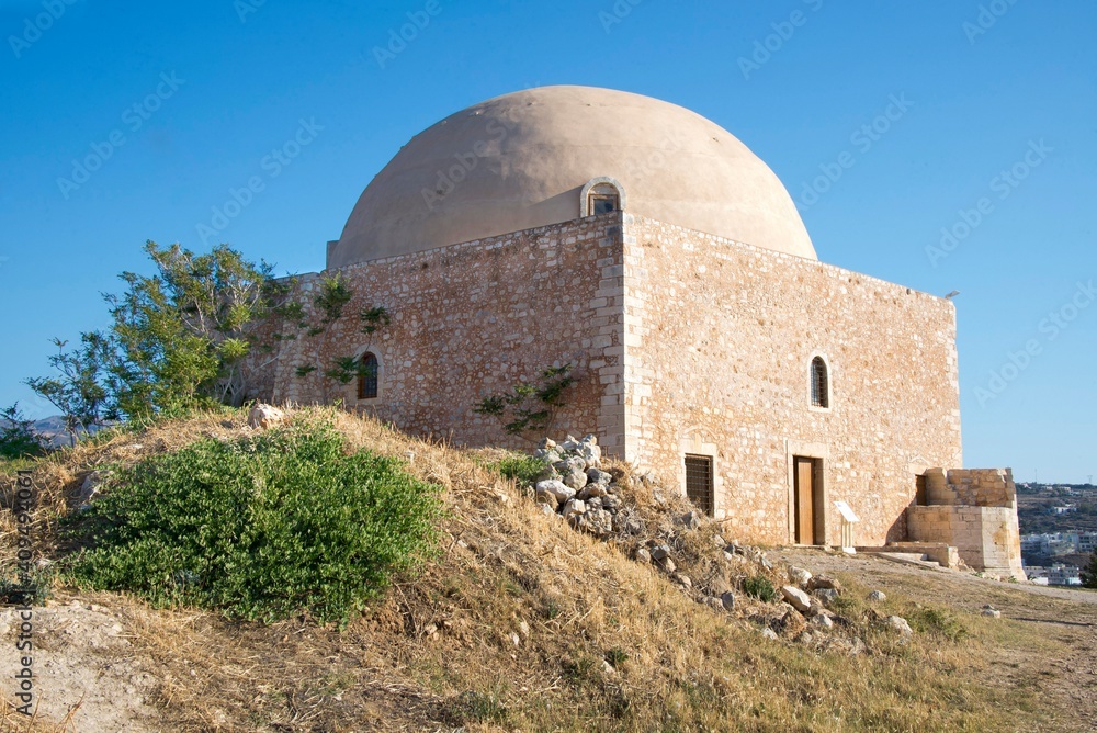 Mosque Ibrahim khan. Fortezz's fortress.Rethymno. Island of Crete