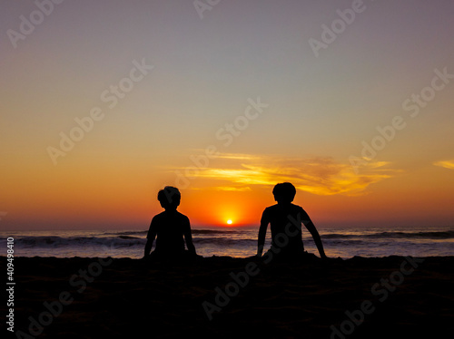 couple at sunset