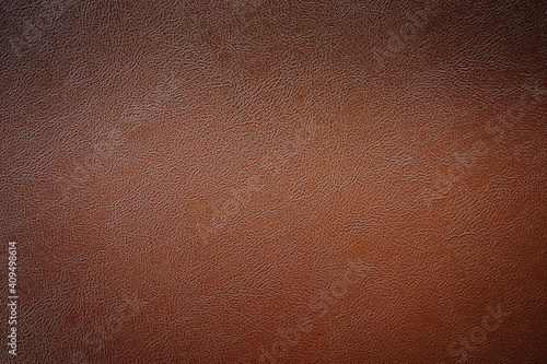 Dark brown leather texture can be use as background 