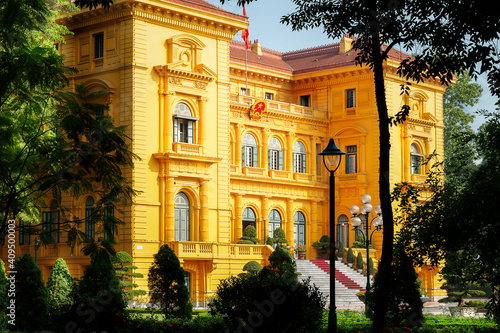 Old Presidential Palace in Hanoi, Vietnam