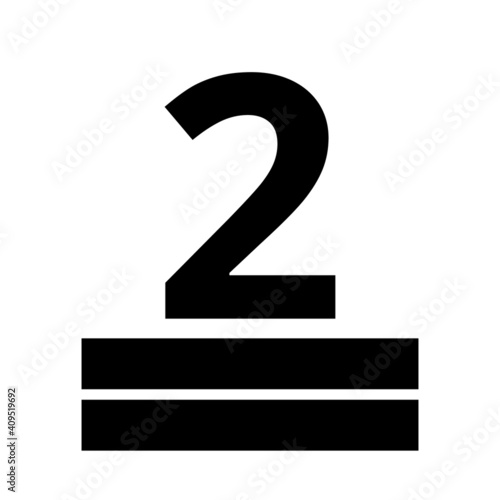 Max stack icon, two, Packaging Symbol