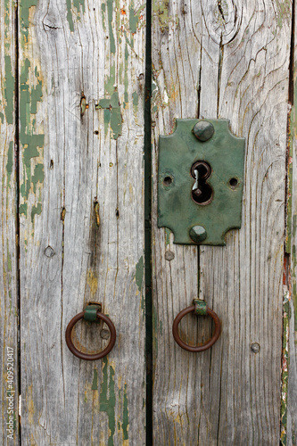 Old door handle, Guimarães, Portugal