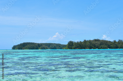  lagon bleu turquoise de moorea - Polynesie Francaise