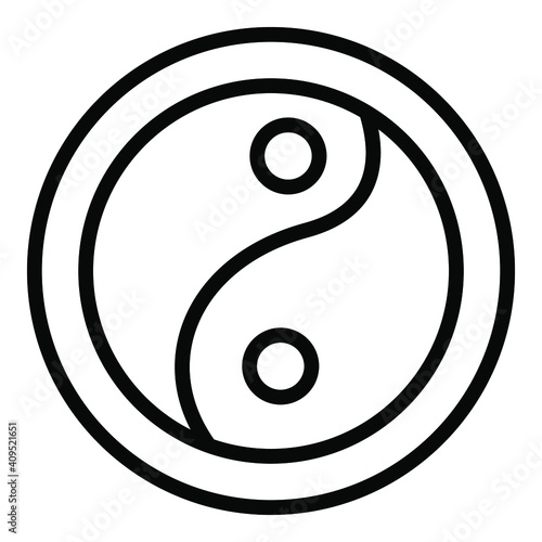 peace symbol vector line icon isolated, Indian republic day icon. 