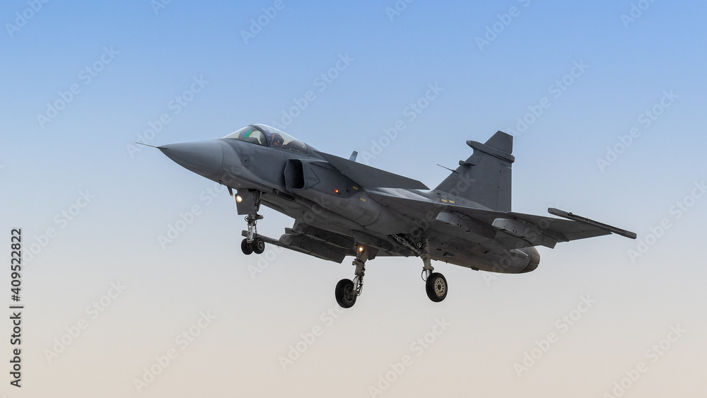 Jet Fighter landing Jet Fighter landing