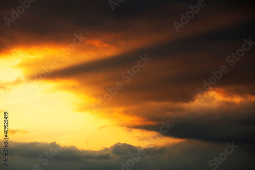 Beautiful sunset image background © Rechitan Sorin