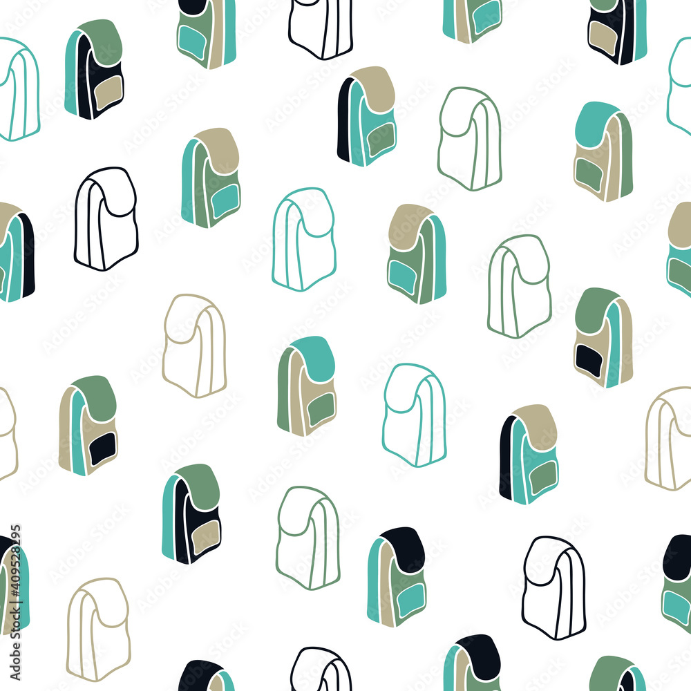 Simple basic bag repeat pattern Simple basic bag repeat pattern