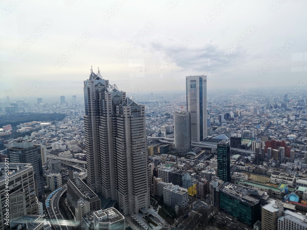 Fototapeta premium Tokyo city skyline