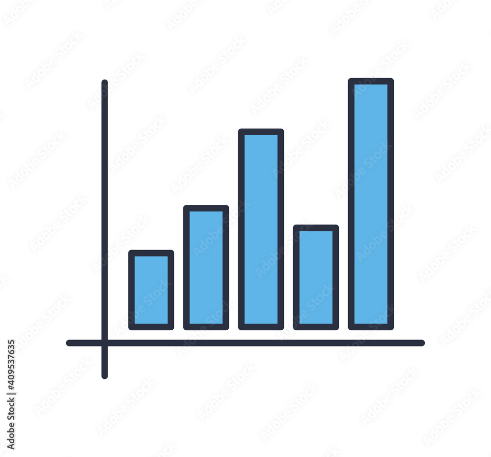 Icon bar chart single icon simple graphic designs. analytic vector glyph flat icon Icon bar chart single icon simple graphic designs. analytic vector glyph flat icon