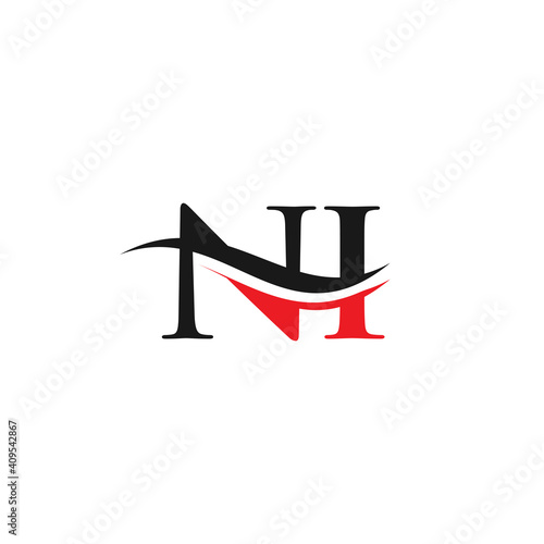 Initial Letter NI Linked Logo for business and company identity. Modern Letter NI Logo Vector Template with modern trendy
