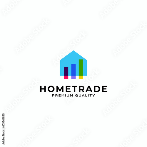 Home Trade Colorful Logo design