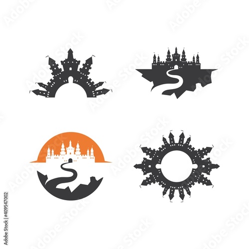 castle icon vector illustration design