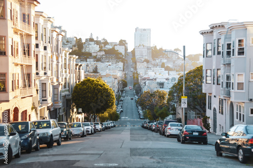 San Francisco street in the city