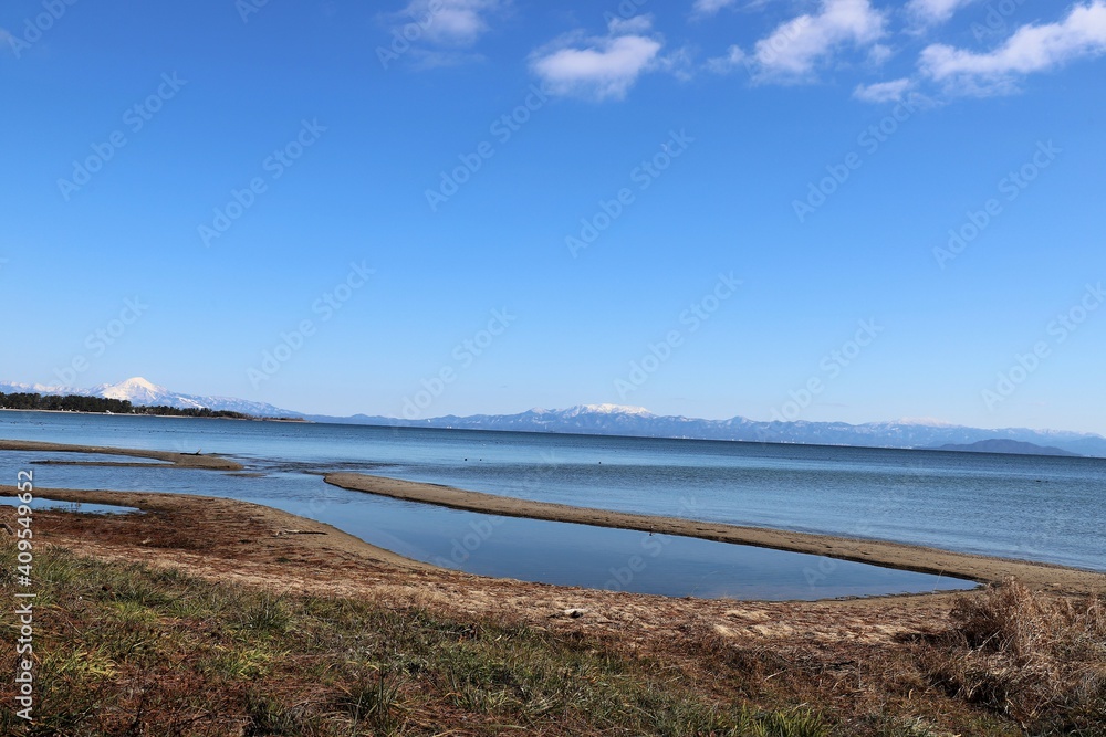 冬の琵琶湖 冬の琵琶湖