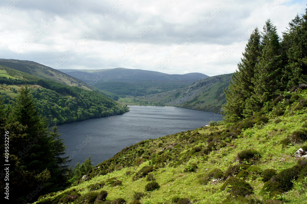 Surroundings of Lake Dan in the Wicklow Mountains, Ireland. Surroundings of Lake Dan in the Wicklow Mountains, Ireland.