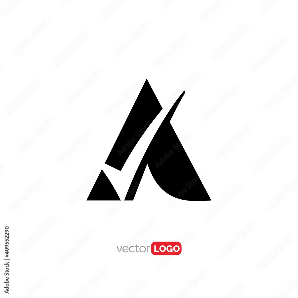 letter A with check mark icon/symbol/Logo Design Vector Template Illustration letter A with check mark icon/symbol/Logo Design Vector Template Illustration