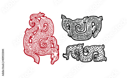 Chinese ancient traditional decorative patterns
