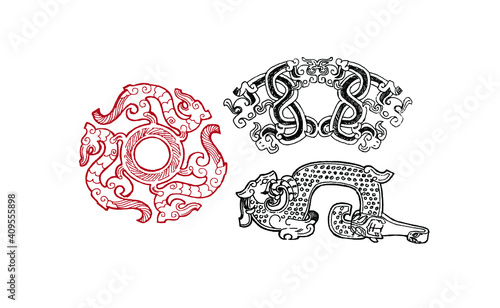 Chinese ancient traditional decorative patterns
