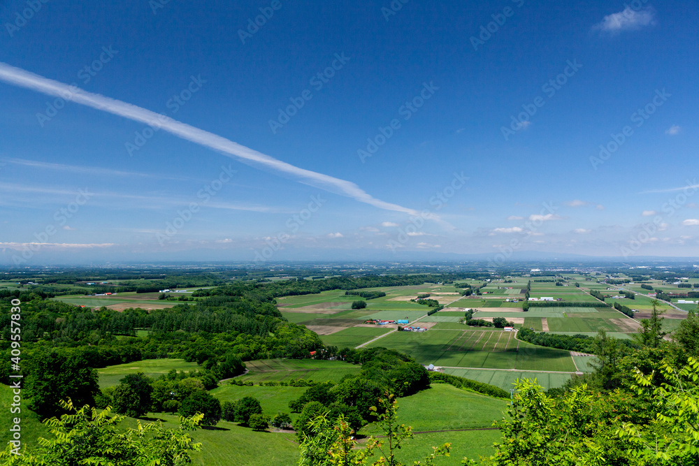 Fototapeta premium 北海道の青い空