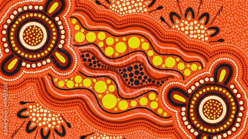 Australian dot artwork