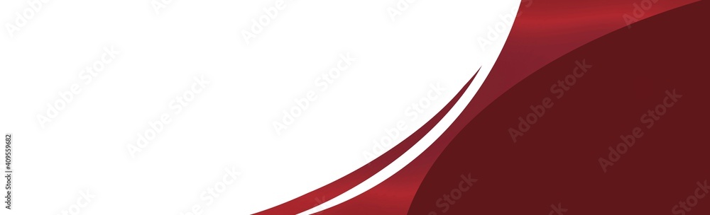 Abstract Red design banner background with copy space