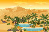 Middle east landscape background