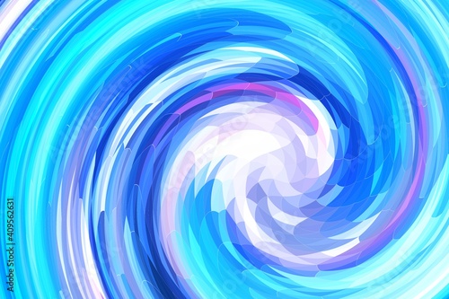 Abstract blue curve texture background
